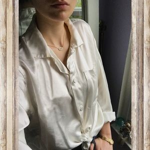 Brillante Satin Blouse